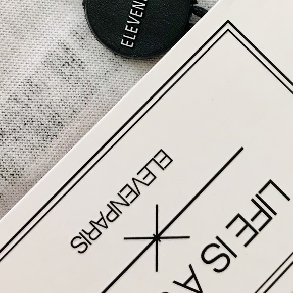 SALE!  NWT ELEVEN PARIS x Les Artistes PHARELL WILLIAMS Art Short Sleeve TOP M - Picture 2 of 10